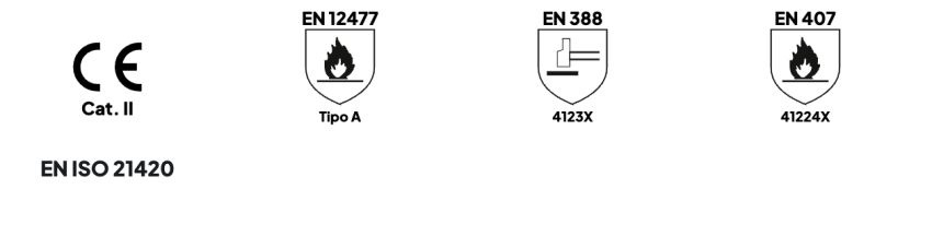 guante serraje vacuno soldadura certificacion