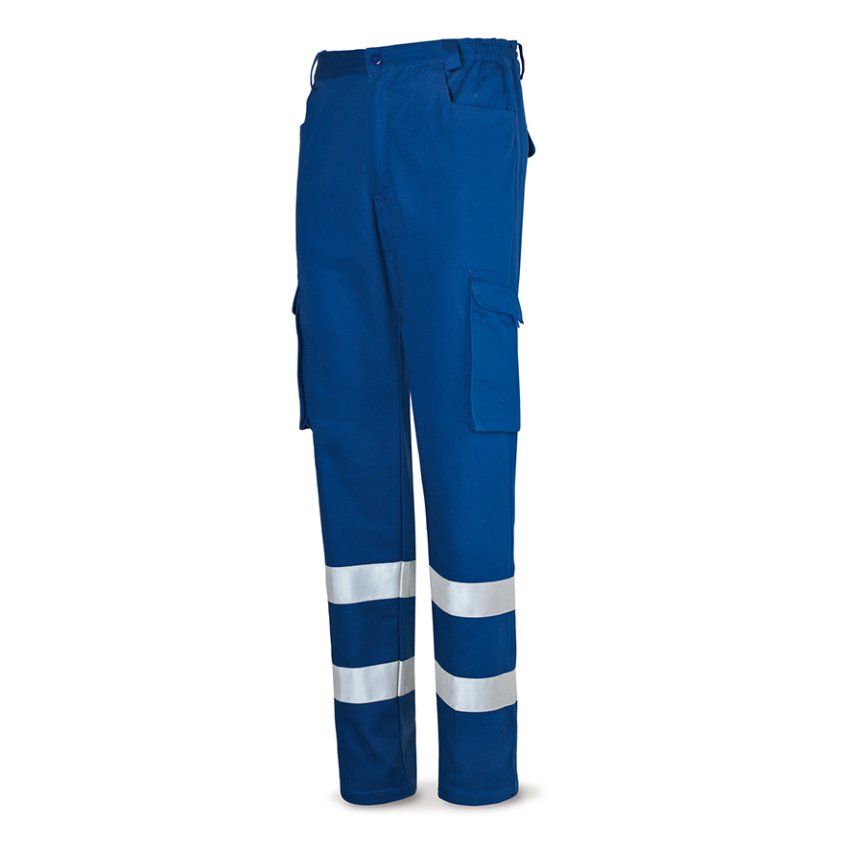 pantalon trabajo bandas reflectantes 488pcrtopam azulina
