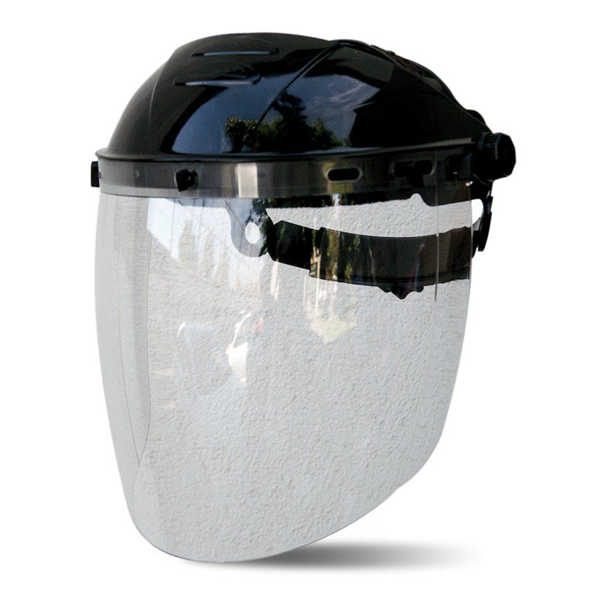 visor facial policarbonato 225mm rocket