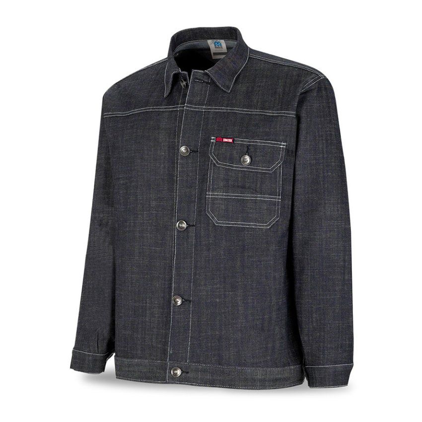 chaqueta laboral vaquera stretch azul marino 588CVA