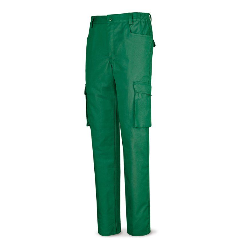 pantalon trabajo multibolsillos 488 pttop verde