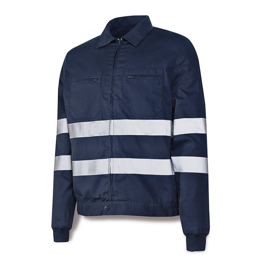 chaqueta alta visibilidad 388ccram azul marino basic line