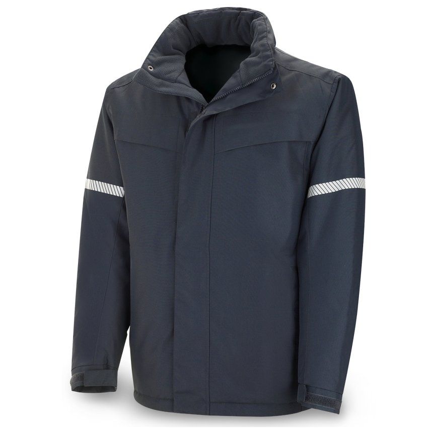 parka impermeable levante azul marino