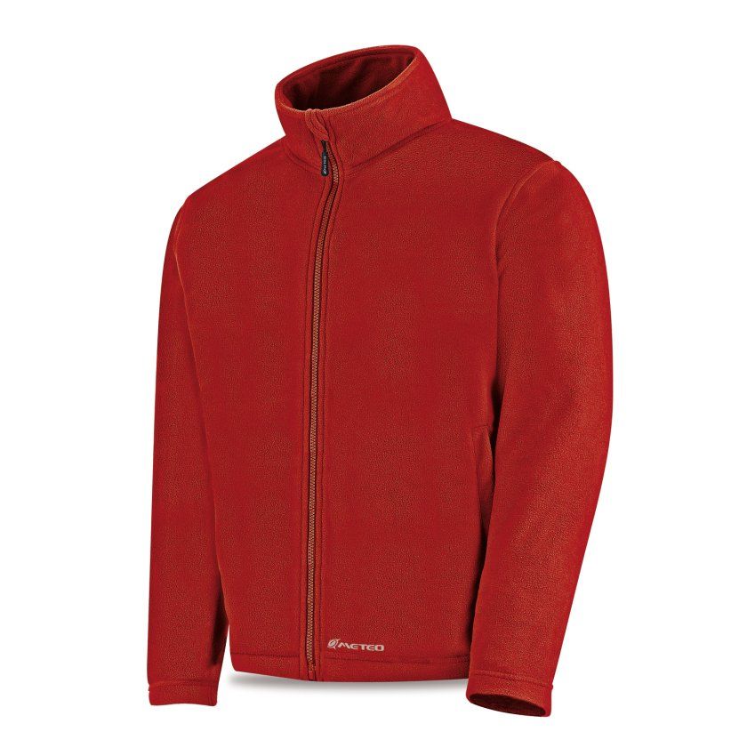chaqueta polar quetzal roja
