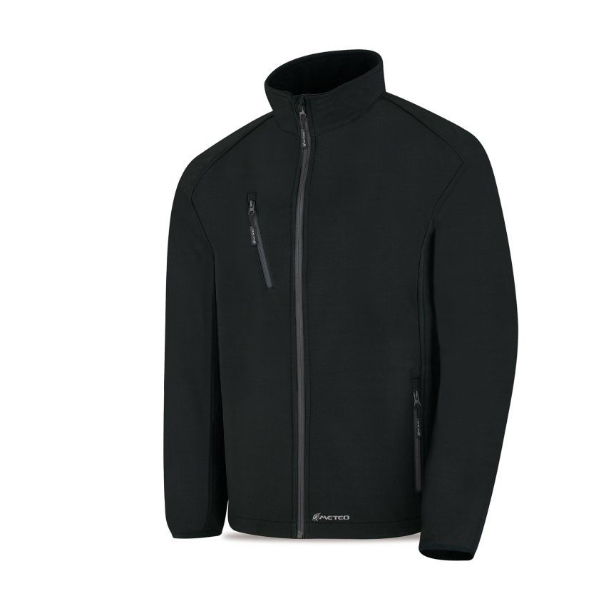 cazadora softshell cuarzo negra 320g