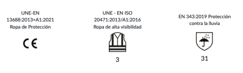 Traje de lluvia alta visibilidad OCTOPUS SET HV