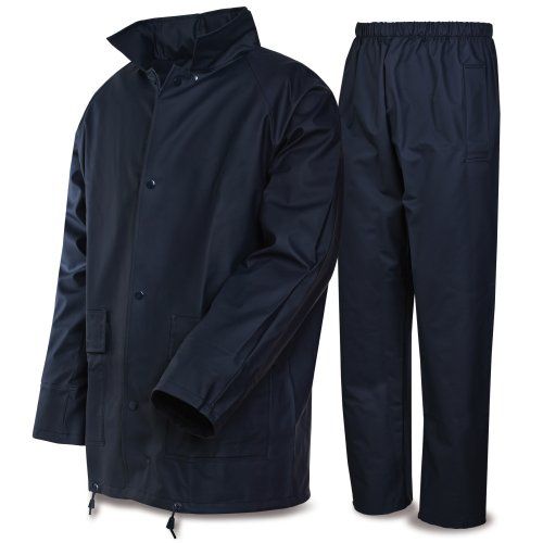 traje agua pu pvc pes azul marino 300g