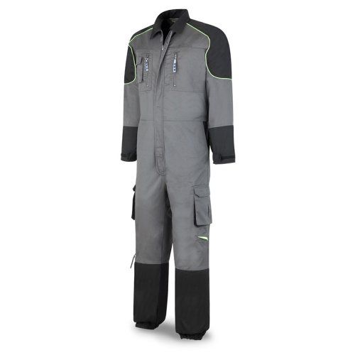 buzo de trabajo proseries first line 588bt gris negro 245g