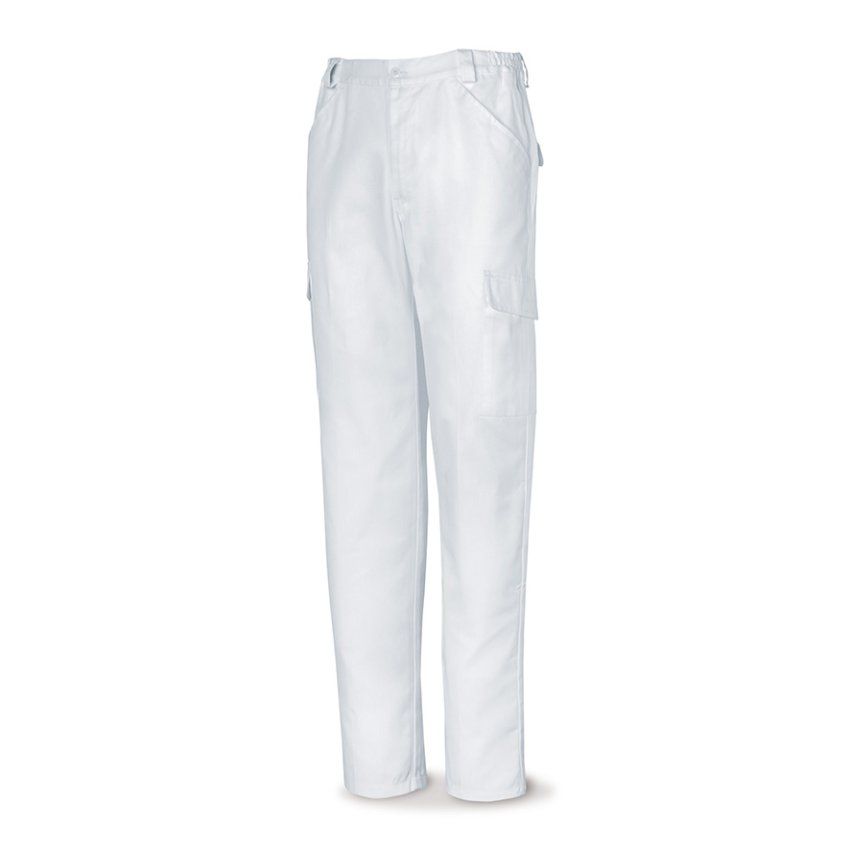 pantalon multibolsillos basic line 388pam blanco