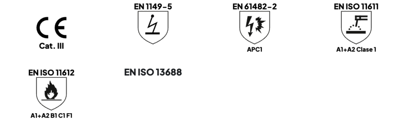 buzo ignifugo antiestatico algodon 270g caracteristicas