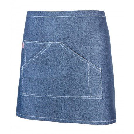 delantal corto denim velilla 404206