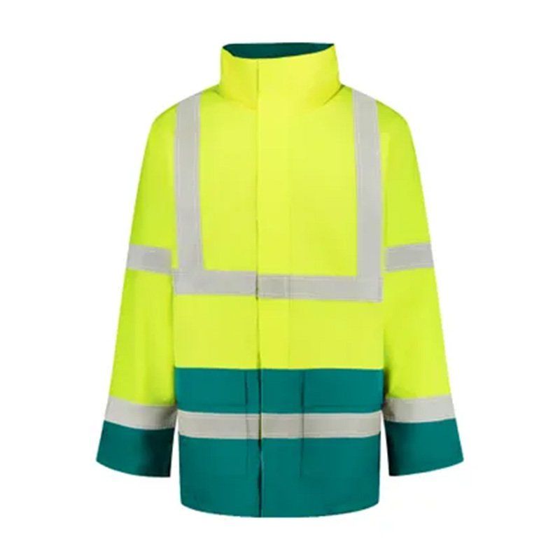 parka impermeable mercury hv amarillo verde