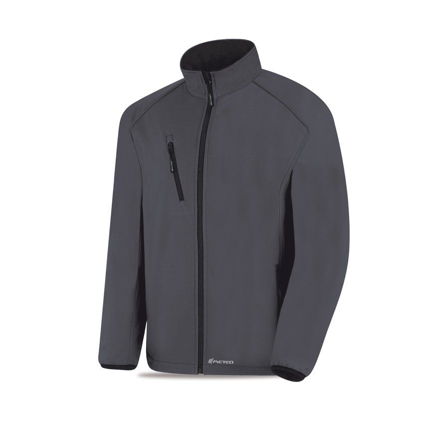 cazadora softshell cuarzo gris 320g