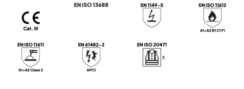 chaqueta ignifuga antiestatica alta visibilidad