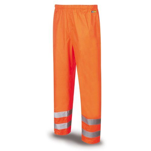 pantalon chubasquero alta visibilidad 288pafnf naranja av