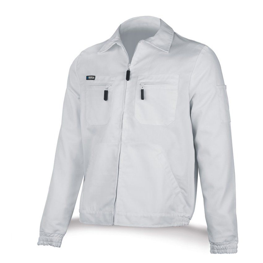 chaqueta laboral top line 488cttopbl blanca