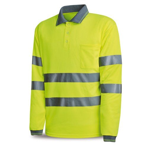 polo alta visibilidad neon 1288pavmlryf amarillo av