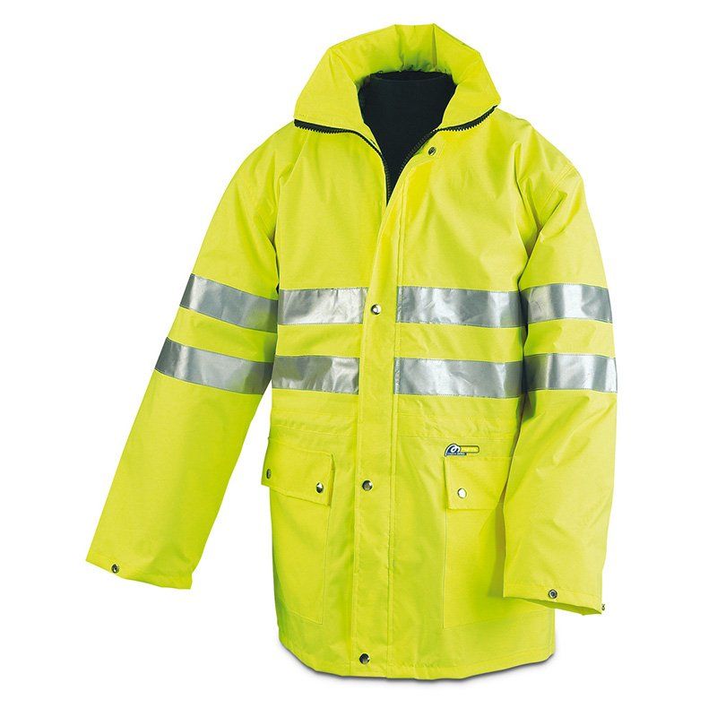 chaqueta impermeable alta visibilidad 288tafnf amarillo av