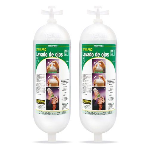 repuesto lavaojos tobin eyewash 1 litro pack 2