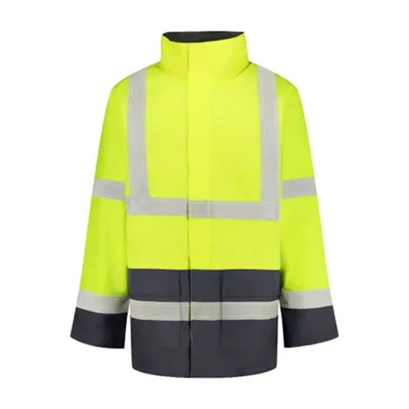 parka impermeable mercury hv amarillo gris