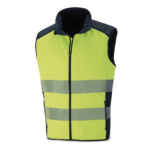 chaleco softshell alta visibilidad visor 288vsfyfa amarillo av