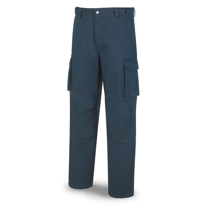 pantalon trabajo invierno multibolsillos 588pewam azul marino