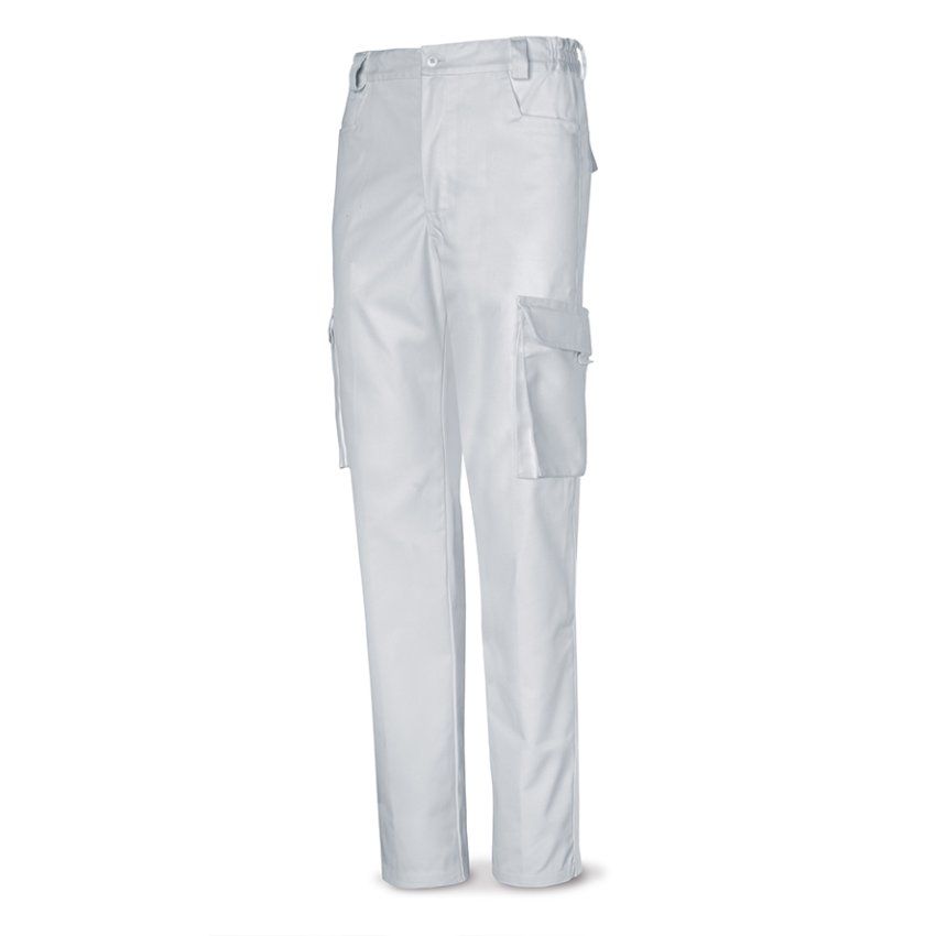 pantalon trabajo multibolsillos 488 pttop blanco