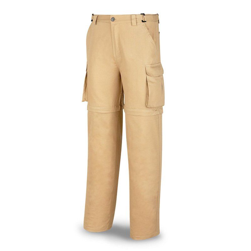 pantalon trabajo desmontable multibolsillos 588pdam beige