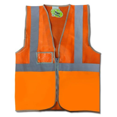 chaleco alta visibilidad malla cremallera 120g