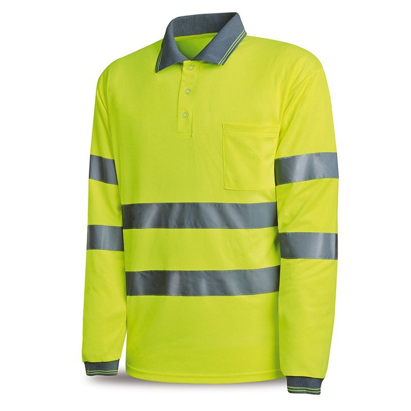 polo alta visibilidad neon 1288pavmlryf amarillo av