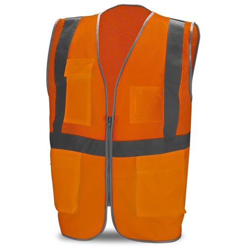 chaleco alta visibilidad esvet 288vmmfnf naranja av