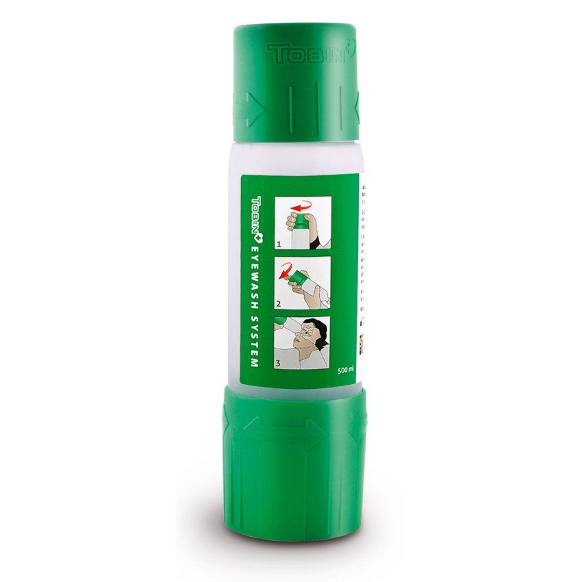 frasco lavaojos portatil 500ml tobin eyewash