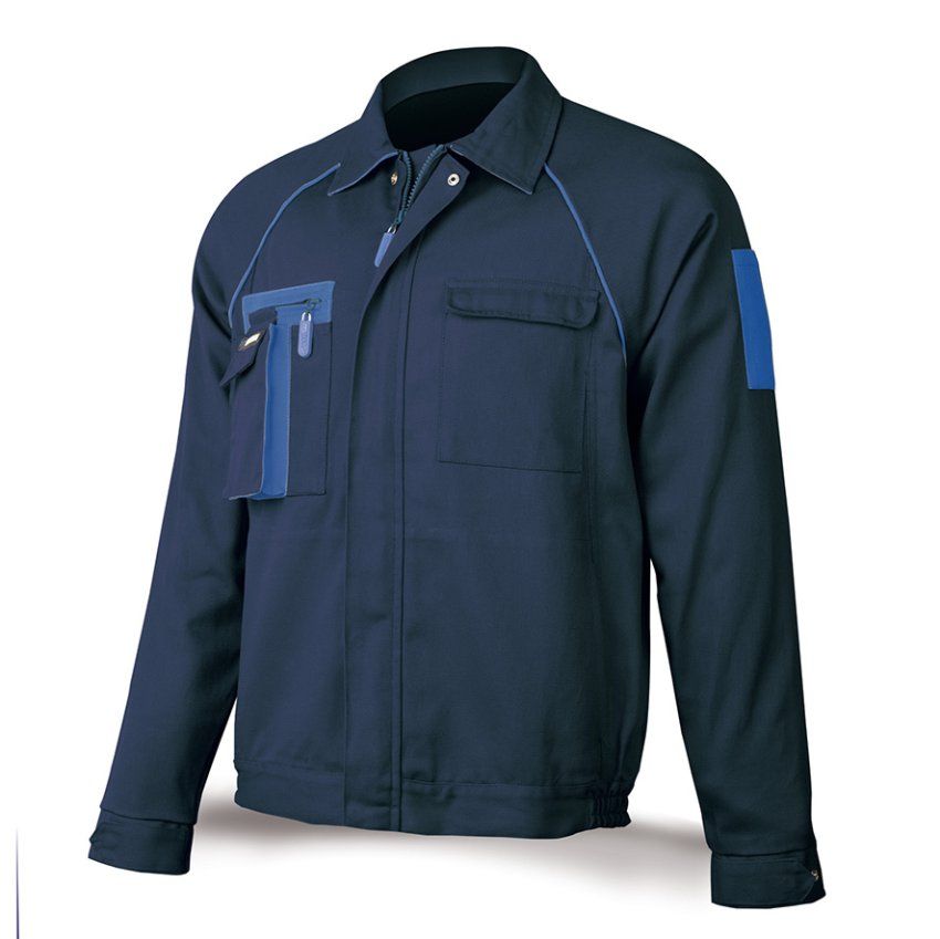 chaqueta laboral supertop algodon 270g azul marino 488csuptopam
