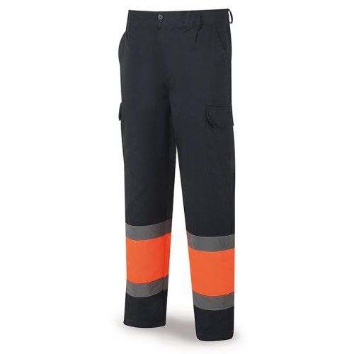pantalon alta visibilidad galaxy 388pfxnfa naranja azul marino