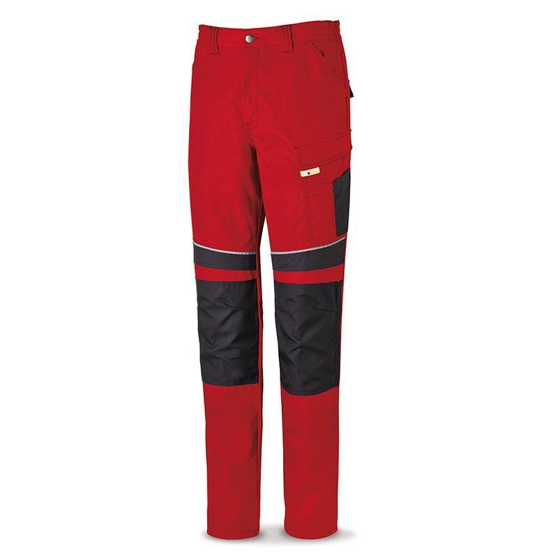 pantalon canvas 588pcaaz rojo negro