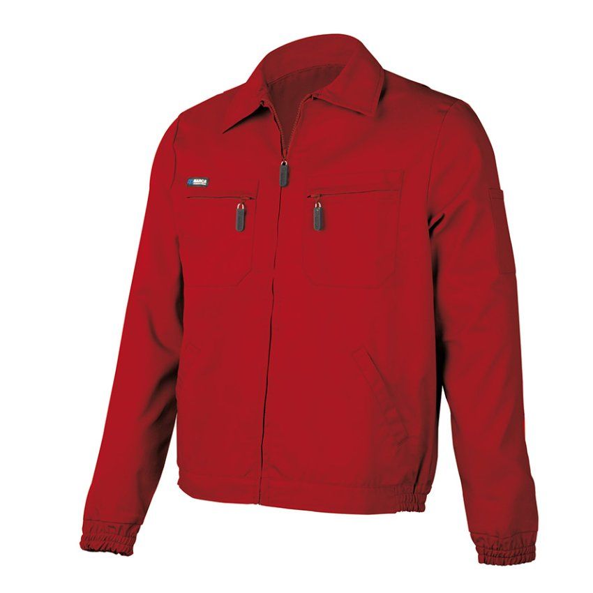 chaqueta laboral top line 488cttopro roja