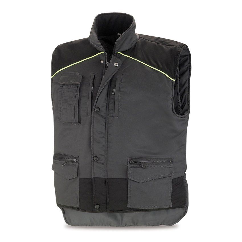 chaleco pro series stretch gris negro 605g