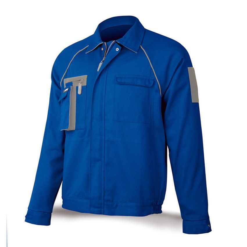 chaqueta laboral supertop algodon 270g azulina 488csuptopaz