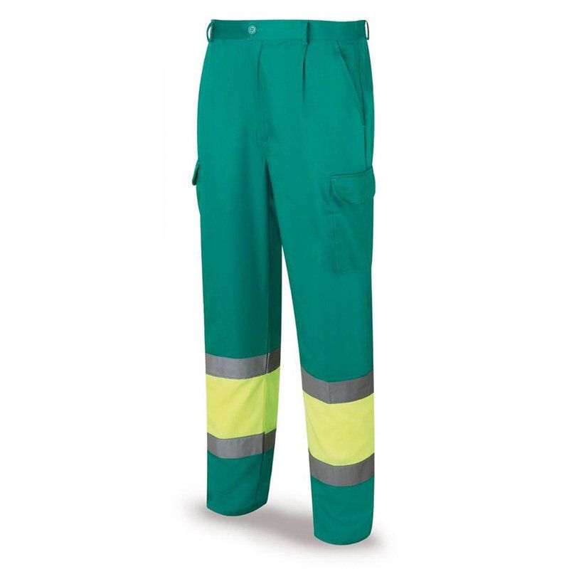 pantalon alta visibilidad galaxy 388pfxnfa amarillo verde