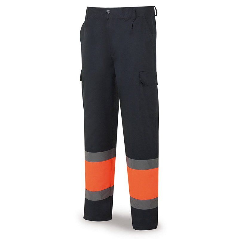 pantalon alta visibilidad galaxy 388pfxnfa naranja azul marino