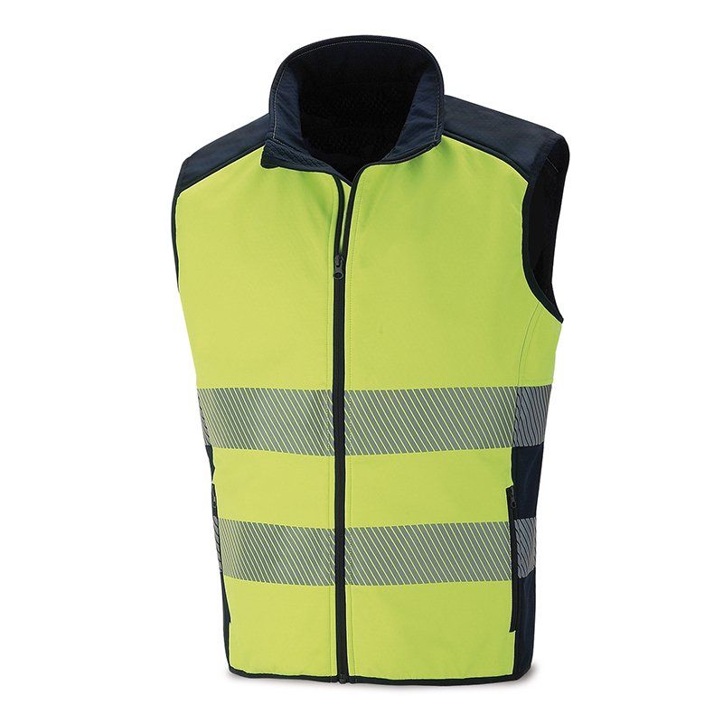 chaleco softshell alta visibilidad visor 288vsfyfa amarillo av