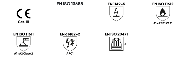 chaqueta ignifuga antiestatica alta visibilidad