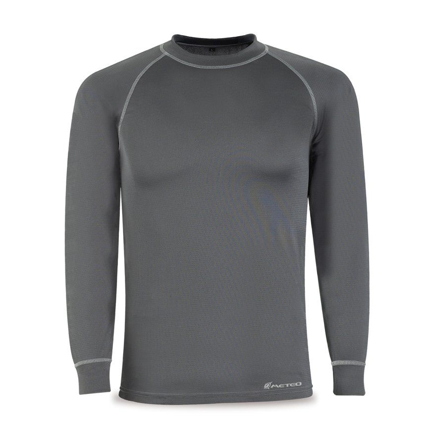 camiseta oxford gris marino melange