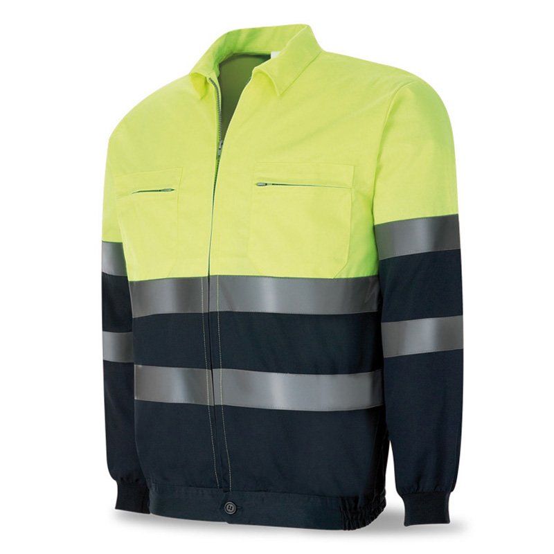 chaqueta alta visibilidad nexo amarillo av azul marino