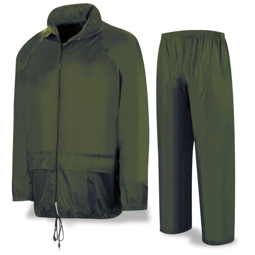 traje agua ingeniero verde poliester pvc
