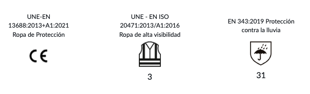 Traje de lluvia alta visibilidad OCTOPUS SET HV